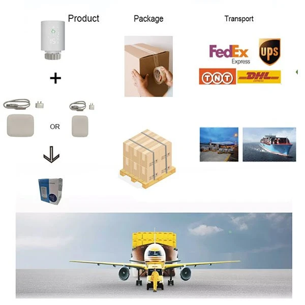 Packing of HY368-4 remote control wifi thermostat