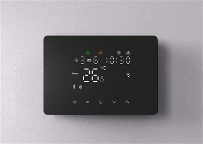 Termostat de cazane cu gaz zigbee neagră în zigbee zigbee